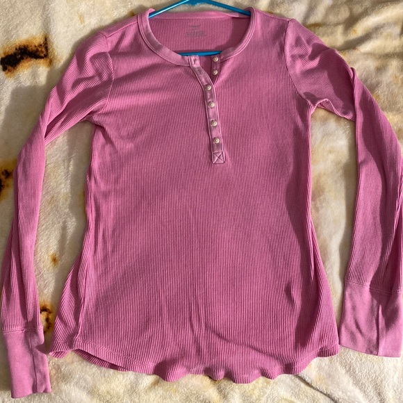 Aerie pink long sleeve - Picture 2 of 4